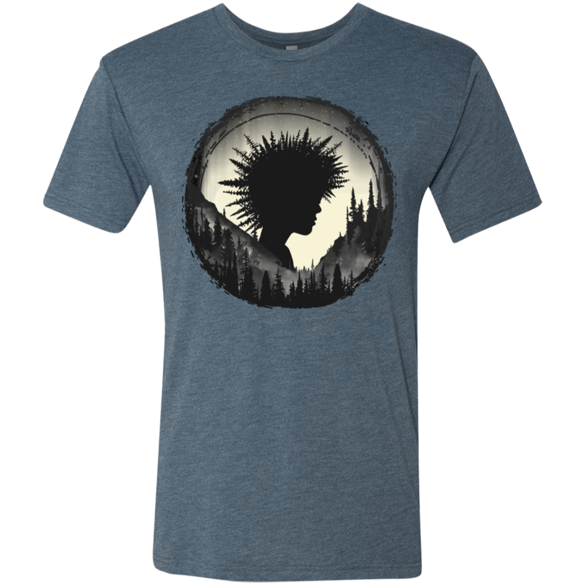 T-Shirts Indigo / S Camp Hair Men's Triblend T-Shirt