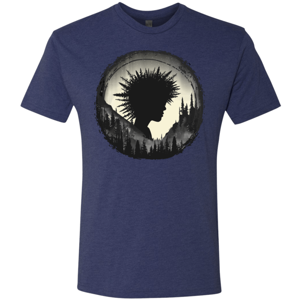 T-Shirts Vintage Navy / S Camp Hair Men's Triblend T-Shirt