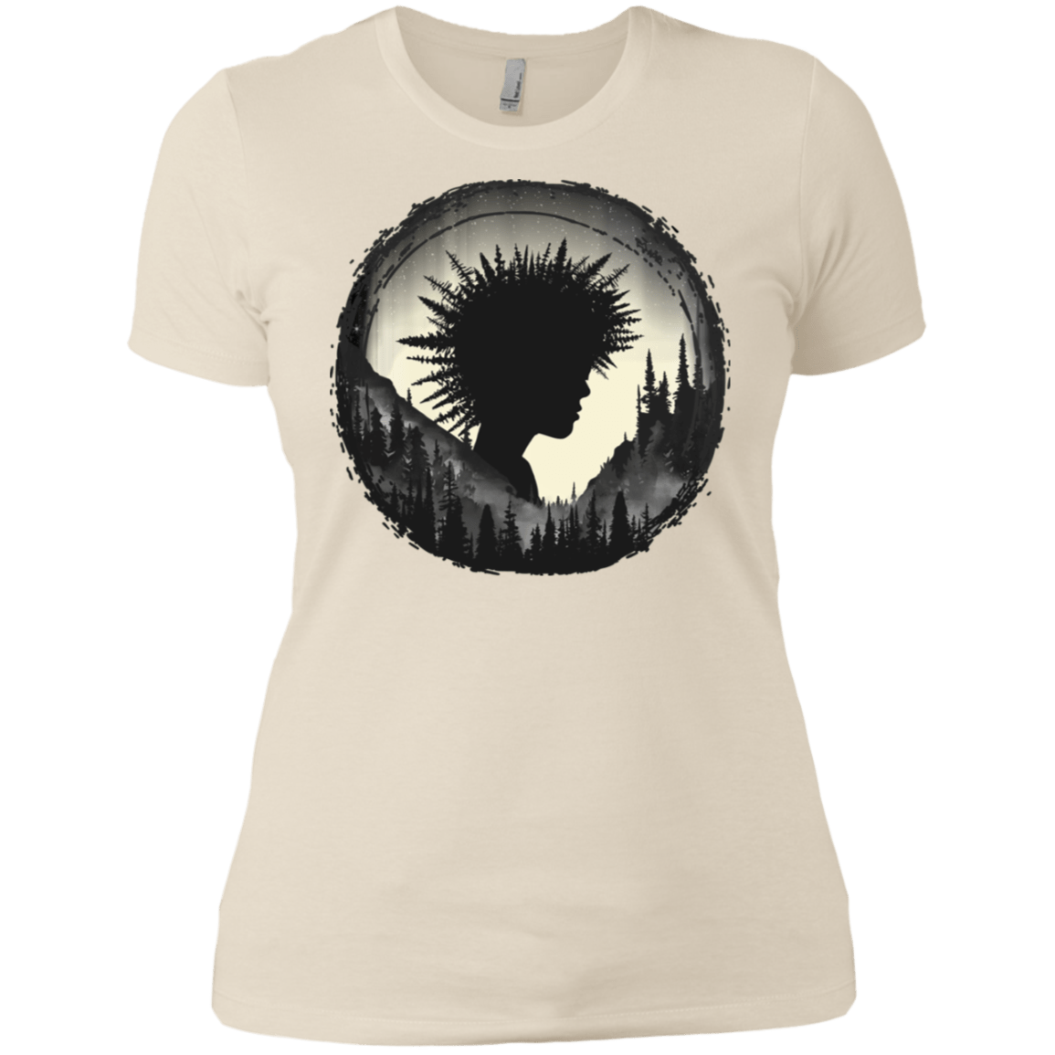 T-Shirts Ivory/ / X-Small Camp Hair Women's Premium T-Shirt