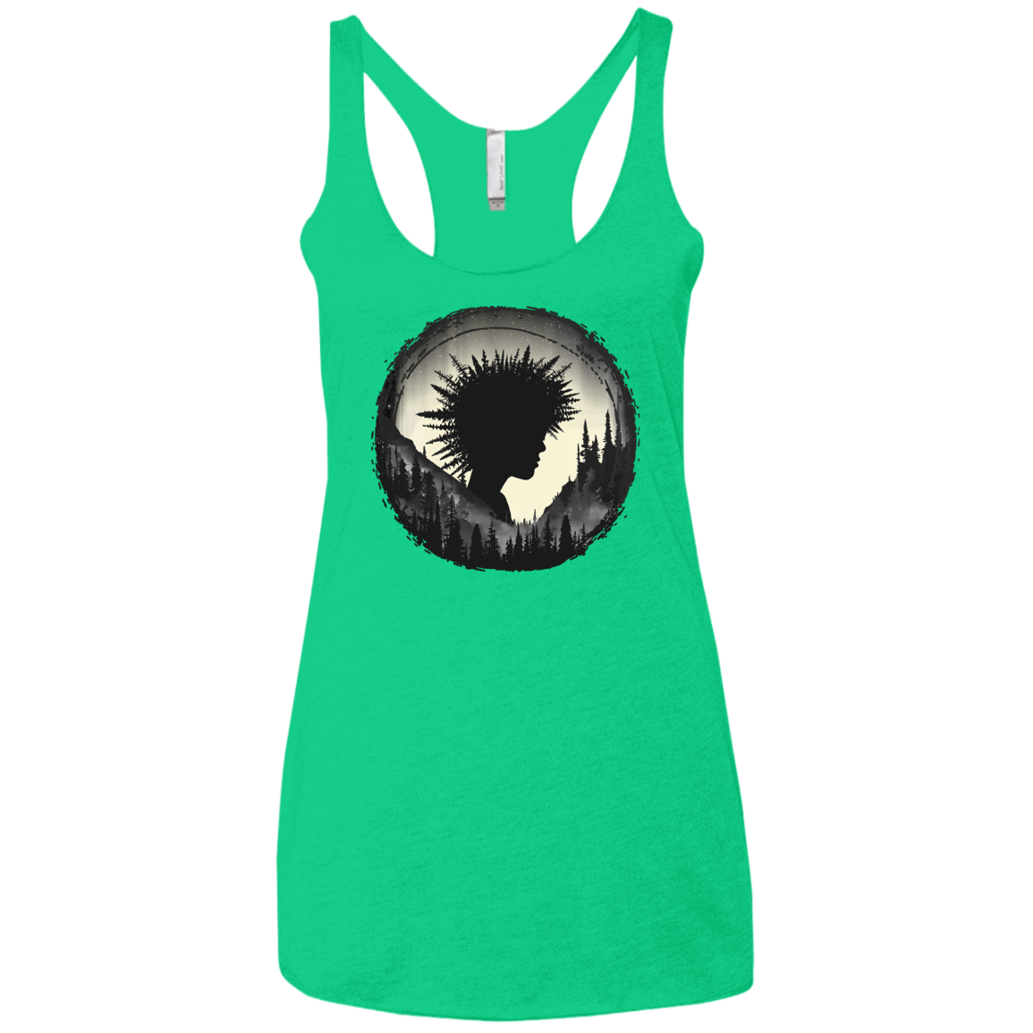 T-Shirts Envy / X-Small Camp Hair Women's Triblend Racerback Tank