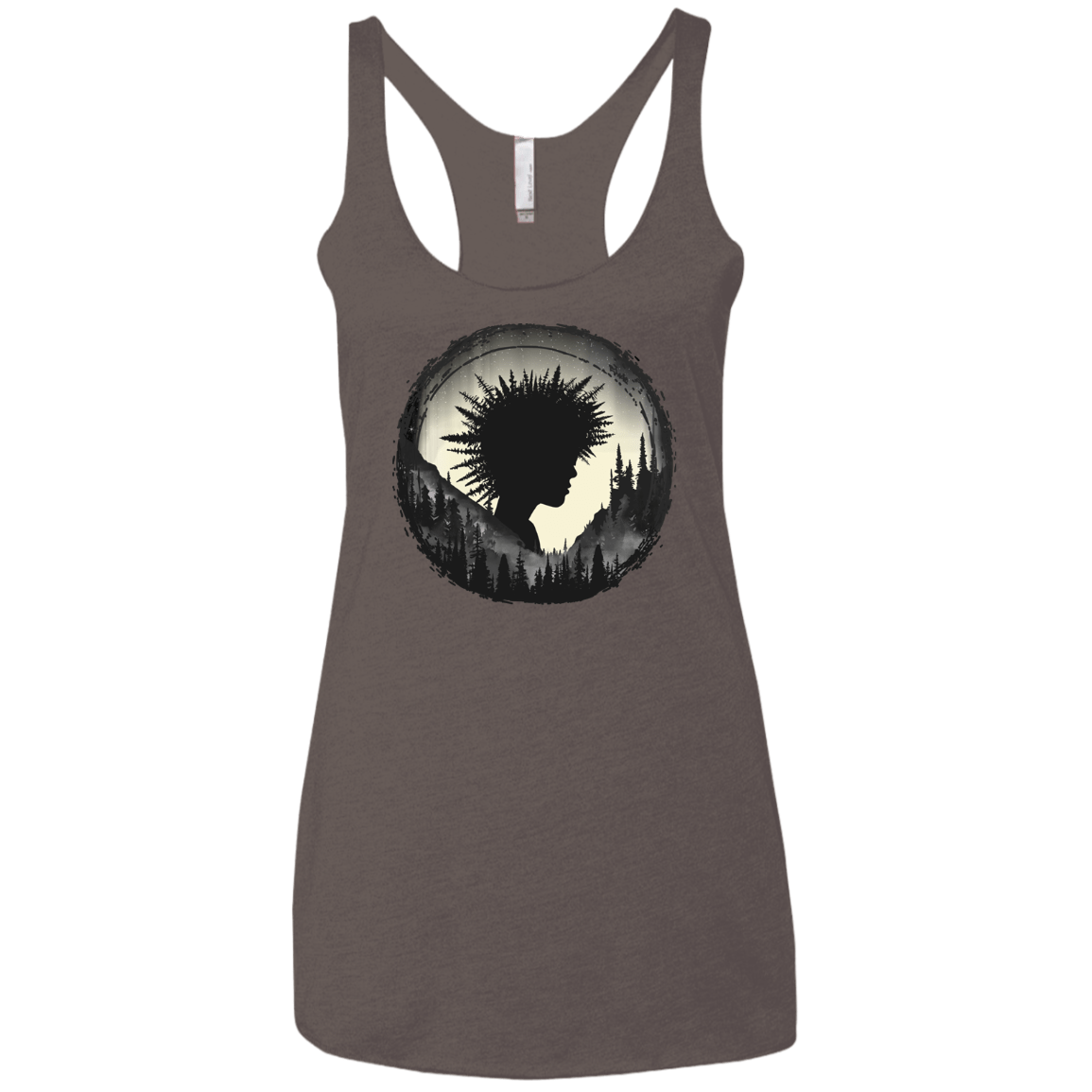 T-Shirts Macchiato / X-Small Camp Hair Women's Triblend Racerback Tank