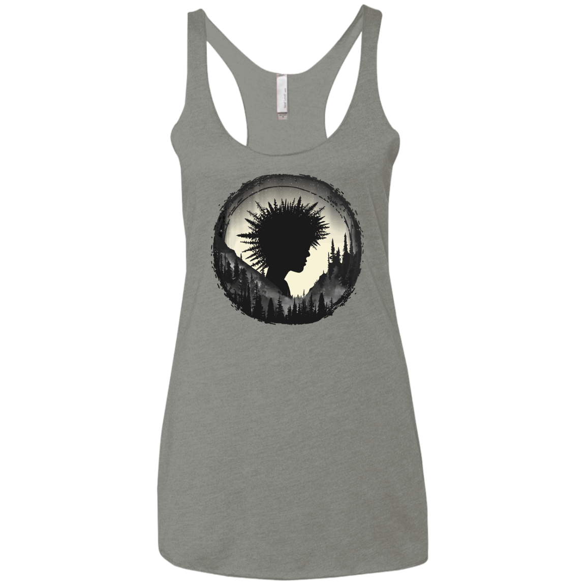 T-Shirts Venetian Grey / X-Small Camp Hair Women's Triblend Racerback Tank
