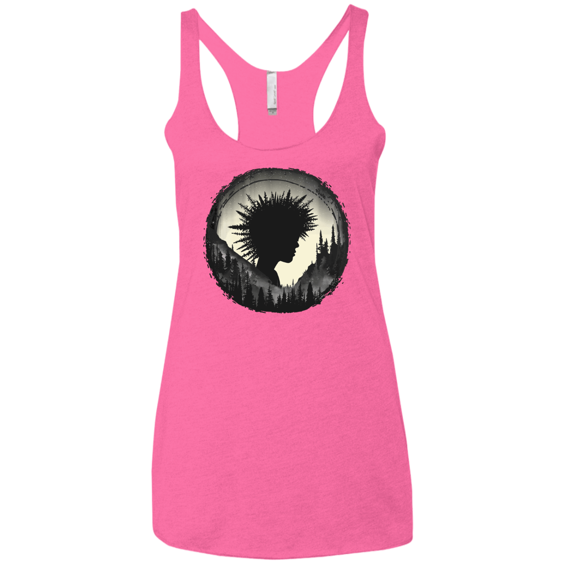 T-Shirts Vintage Pink / X-Small Camp Hair Women's Triblend Racerback Tank