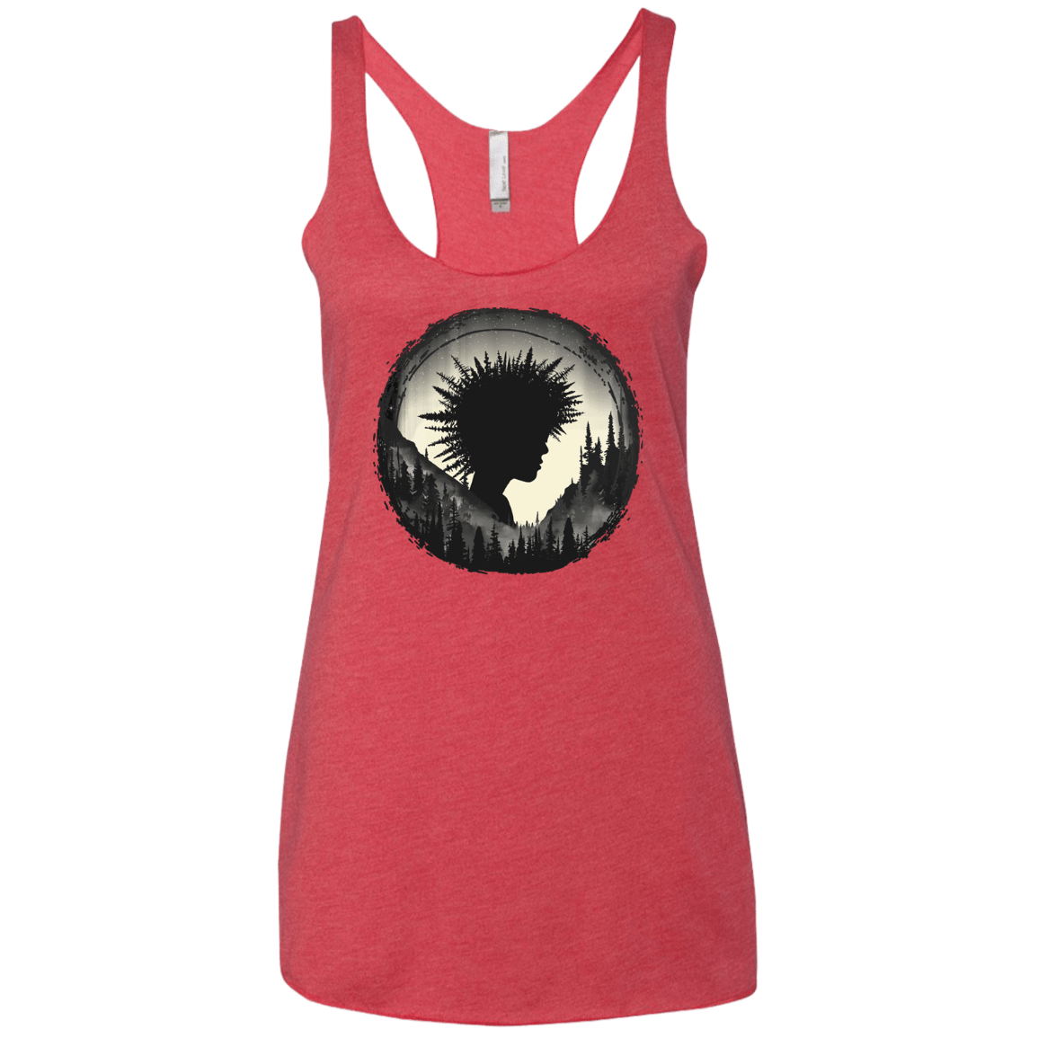 T-Shirts Vintage Red / X-Small Camp Hair Women's Triblend Racerback Tank