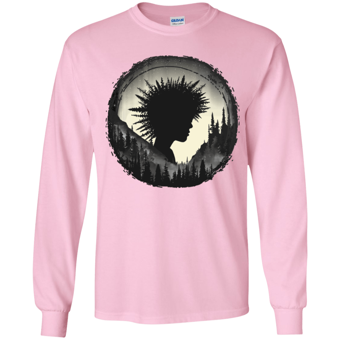 T-Shirts Light Pink / YS Camp Hair Youth Long Sleeve T-Shirt