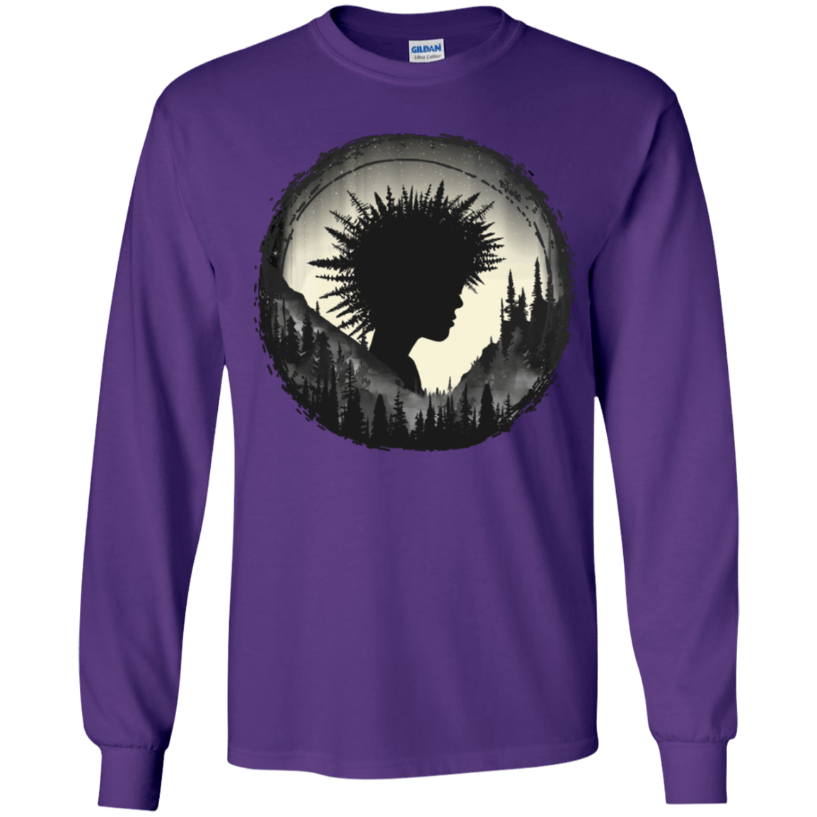 T-Shirts Purple / YS Camp Hair Youth Long Sleeve T-Shirt