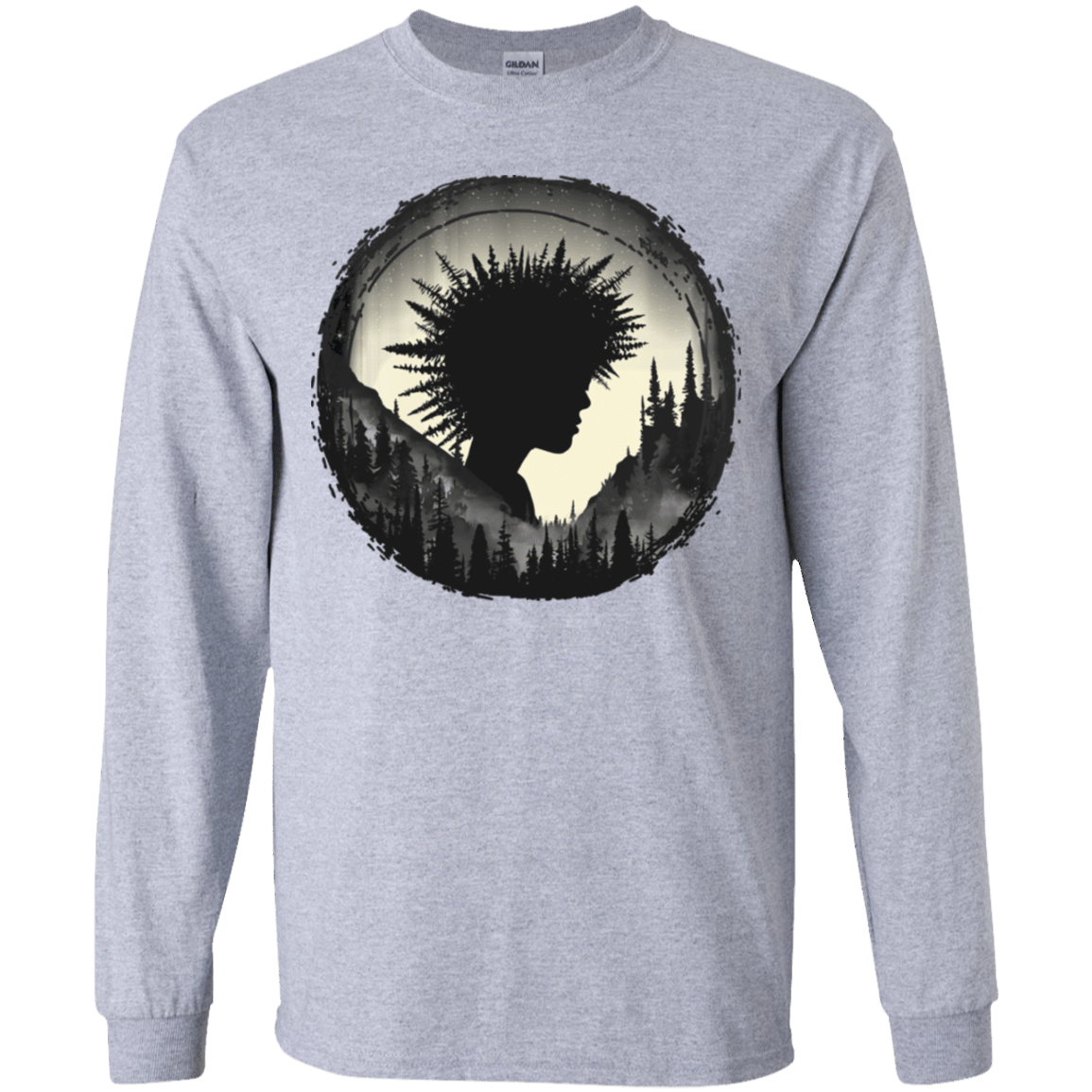 T-Shirts Sport Grey / YS Camp Hair Youth Long Sleeve T-Shirt