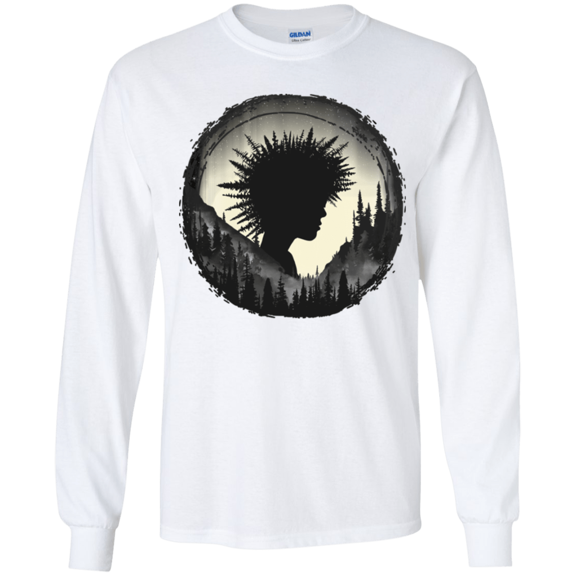 T-Shirts White / YS Camp Hair Youth Long Sleeve T-Shirt