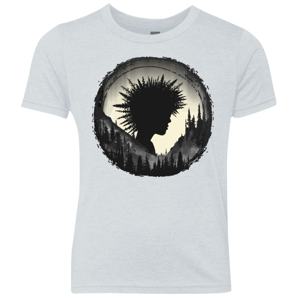 T-Shirts Heather White / YXS Camp Hair Youth Triblend T-Shirt