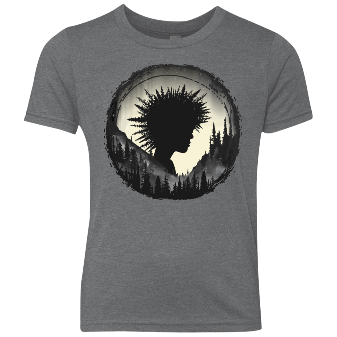 T-Shirts Premium Heather / YXS Camp Hair Youth Triblend T-Shirt