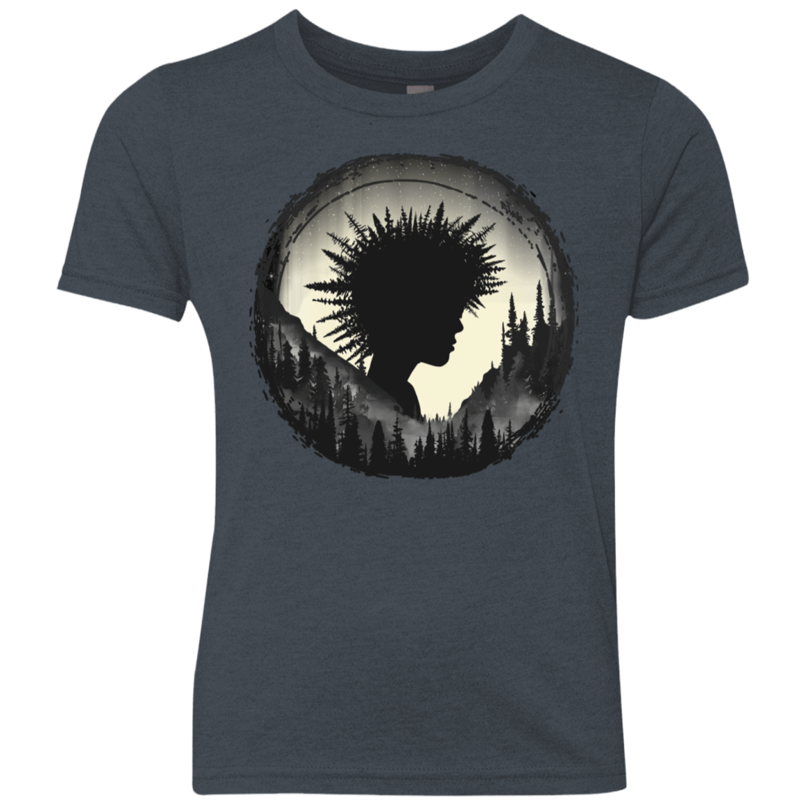 T-Shirts Vintage Navy / YXS Camp Hair Youth Triblend T-Shirt