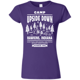 T-Shirts Purple / S Camp Upside Down Junior Slimmer-Fit T-Shirt