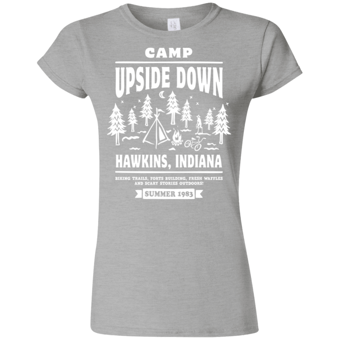 T-Shirts Sport Grey / S Camp Upside Down Junior Slimmer-Fit T-Shirt