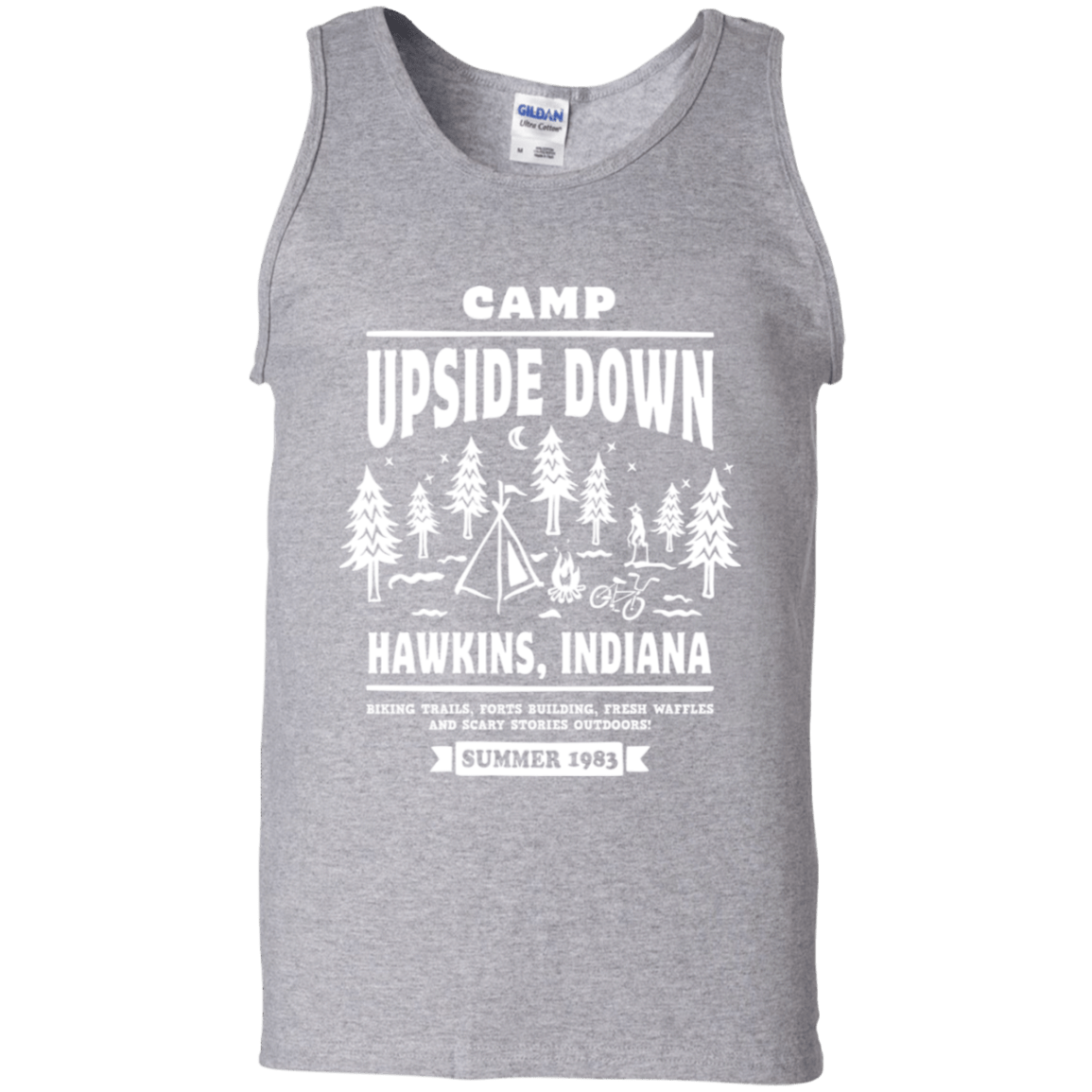 T-Shirts Sport Grey / S Camp Upside Down Men's Tank Top