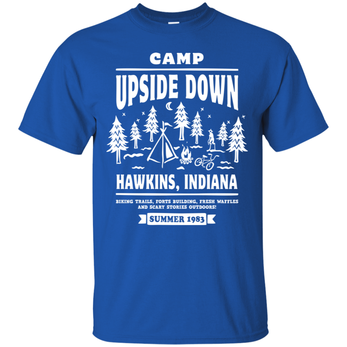 T-Shirts Royal / S Camp Upside Down T-Shirt
