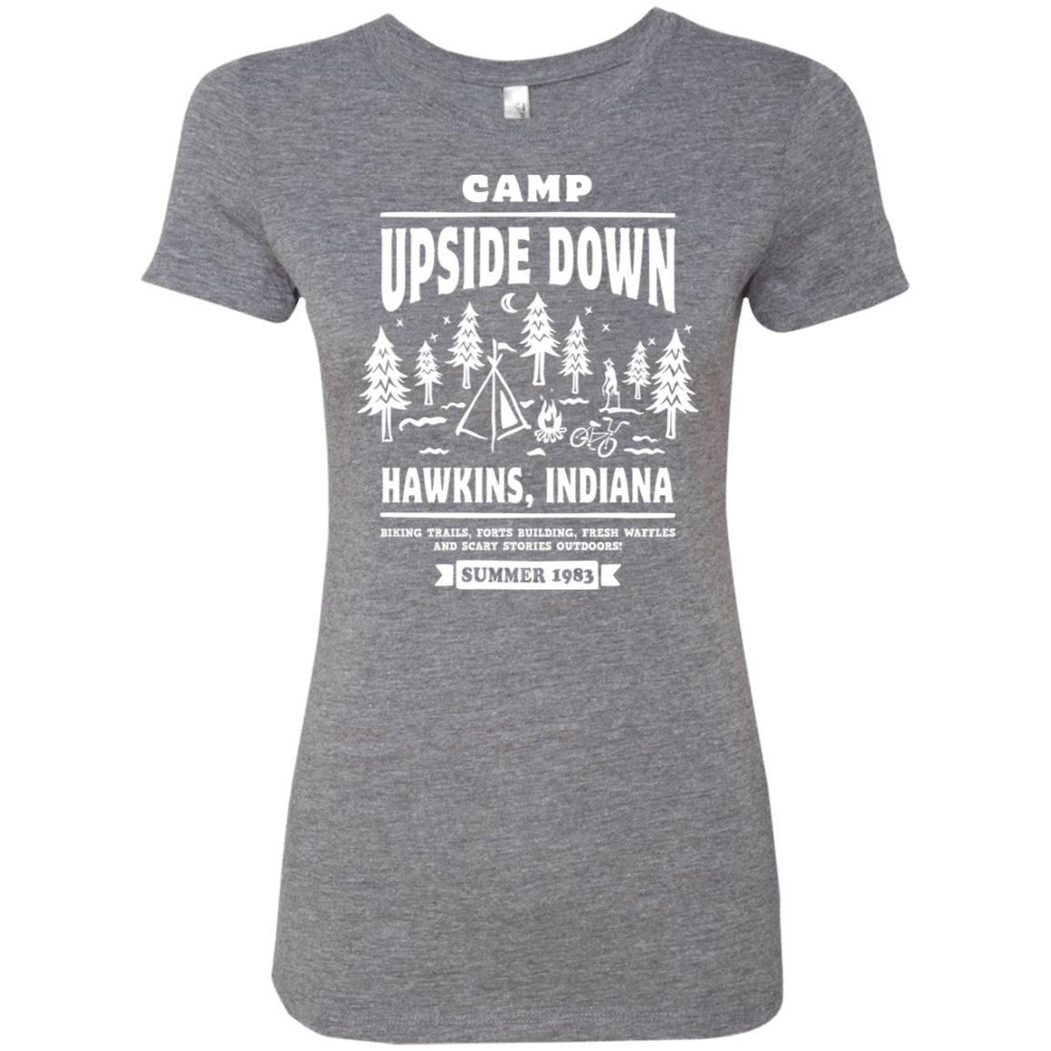 T-Shirts Premium Heather / S Camp Upside Down Women's Triblend T-Shirt