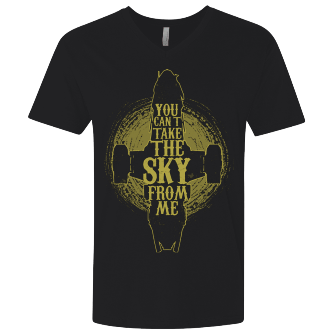 T-Shirts Black / X-Small Can't take the sky Men's Premium V-Neck