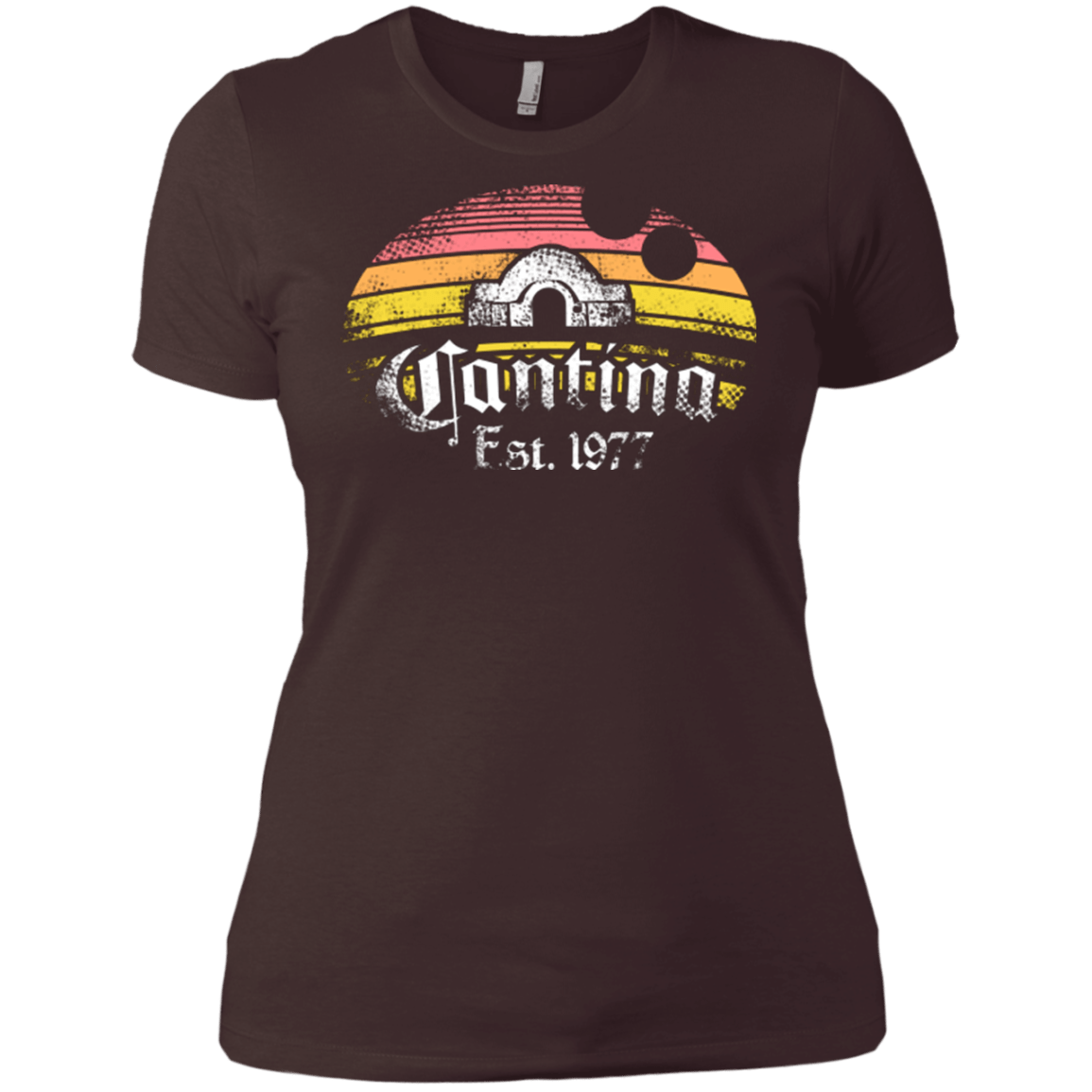 T-Shirts Dark Chocolate / X-Small Cantina Women's Premium T-Shirt