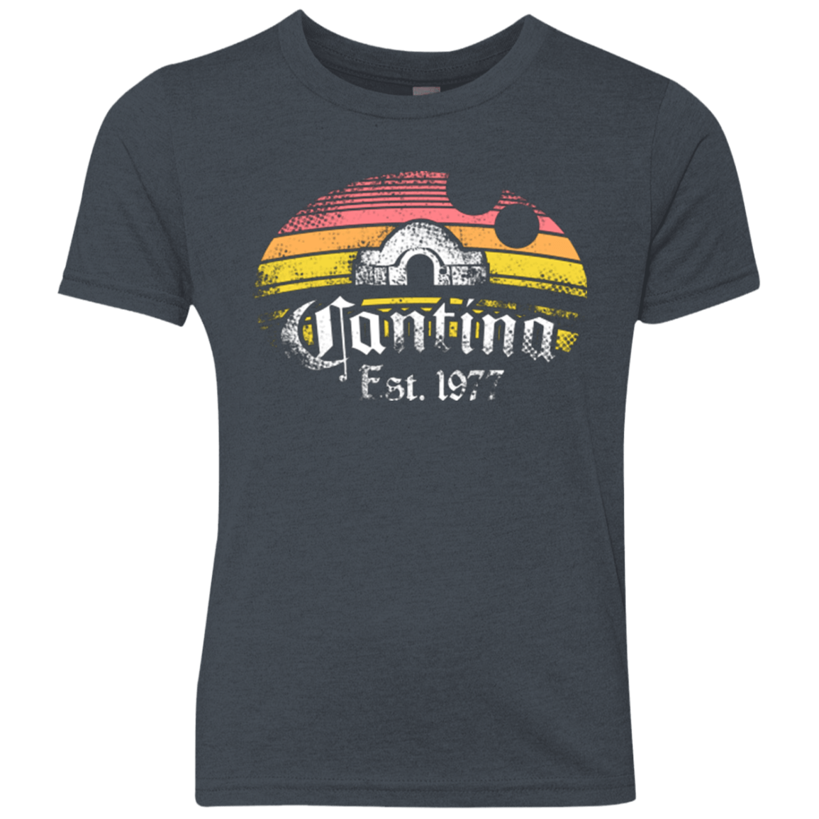 T-Shirts Vintage Navy / YXS Cantina Youth Triblend T-Shirt