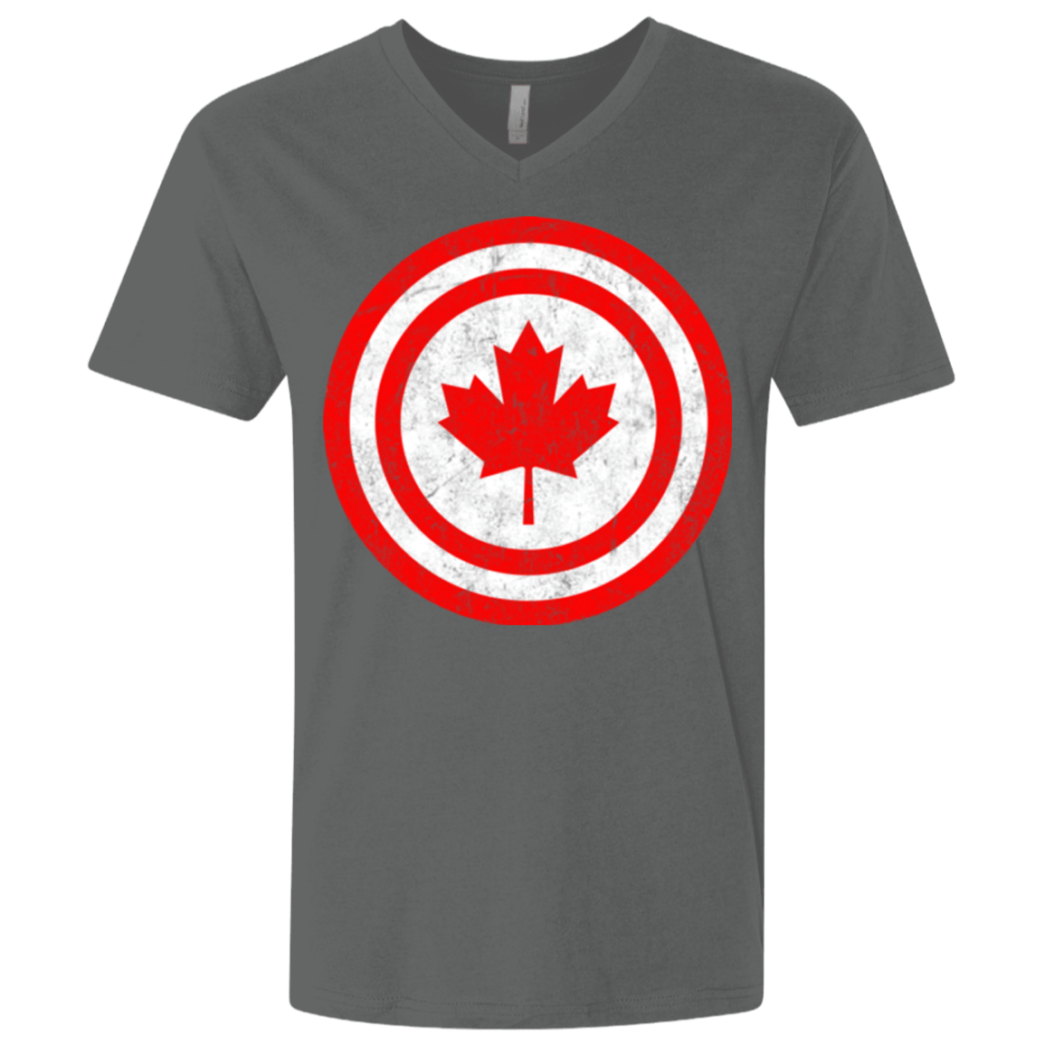 T-Shirts Heavy Metal / X-Small Captain Canada Men's Premium V-Neck
