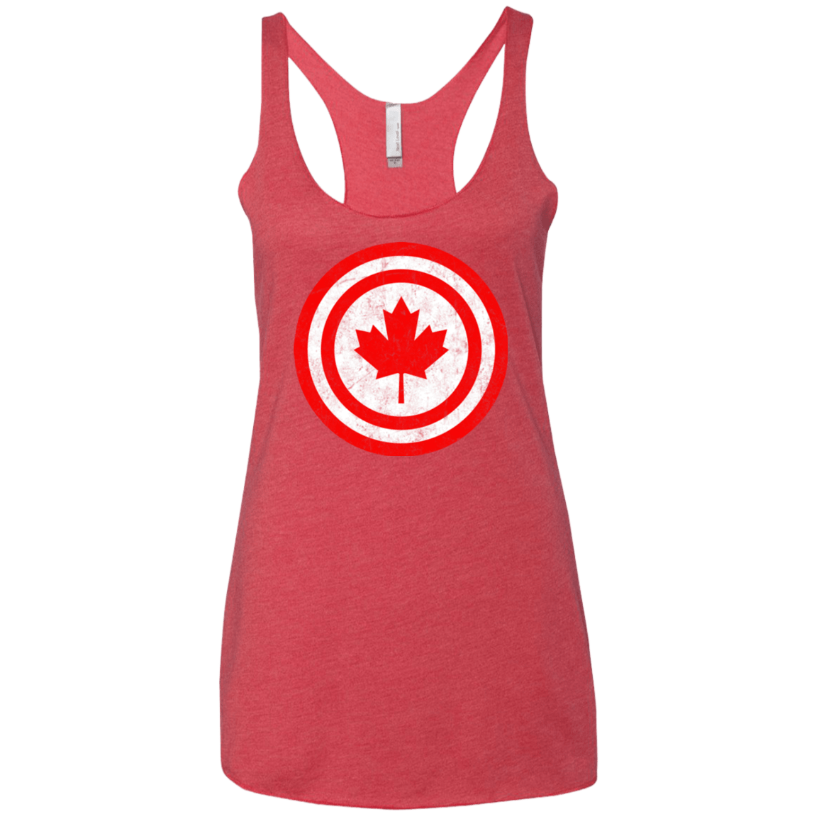T-Shirts Vintage Red / X-Small Captain Canada Women's Triblend Racerback Tank
