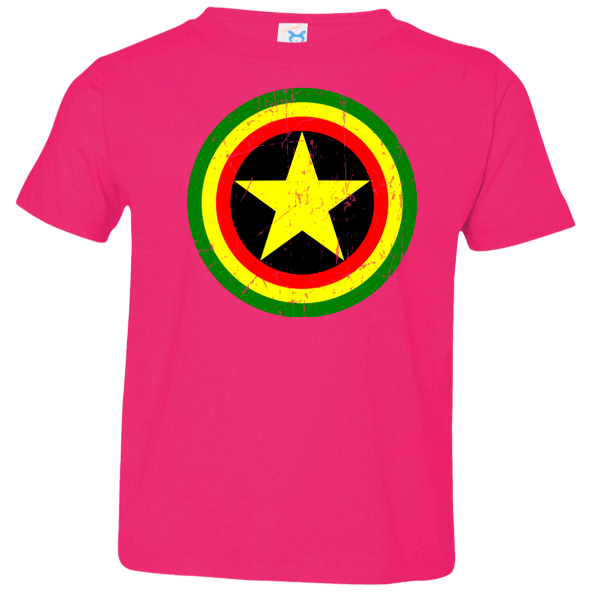 T-Shirts Hot Pink / 2T Captain Rasta Toddler Premium T-Shirt