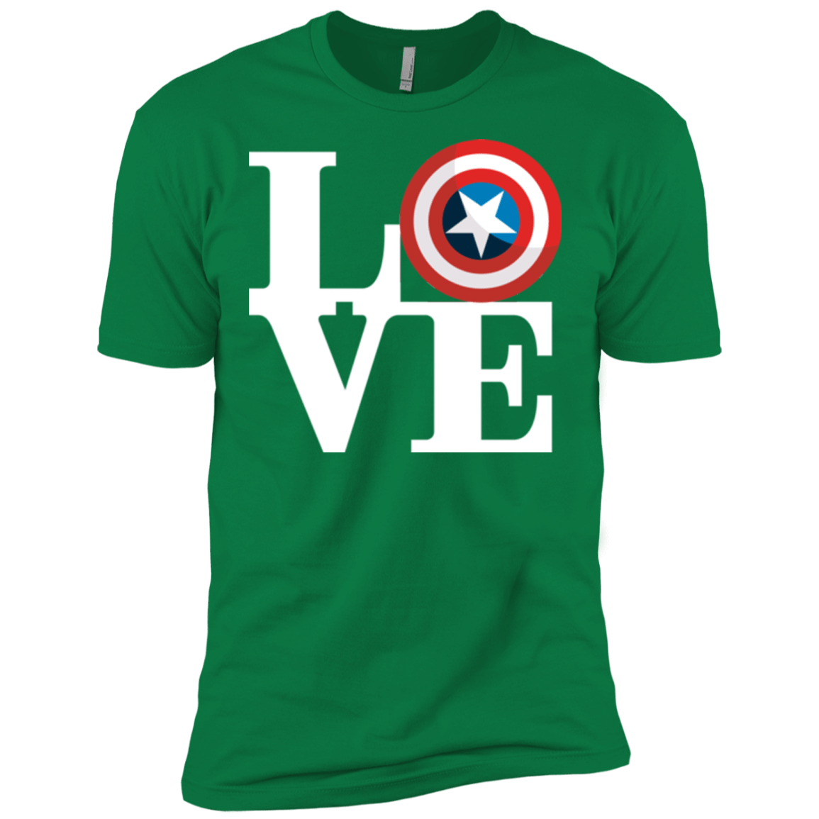 T-Shirts Kelly Green / X-Small Captain's Love Men's Premium T-Shirt