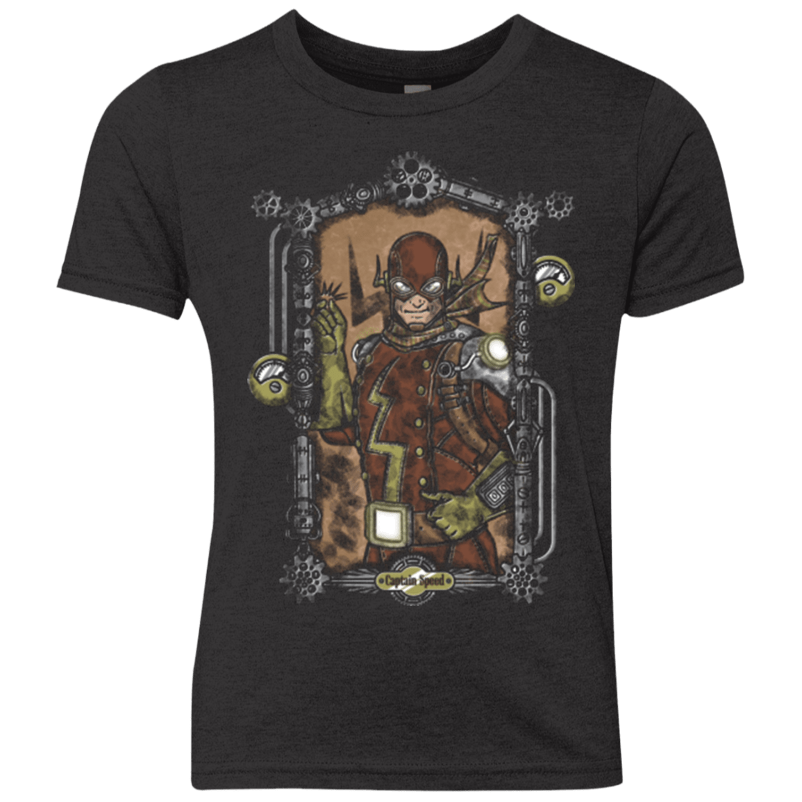 T-Shirts Vintage Black / YXS Captain Speed Youth Triblend T-Shirt