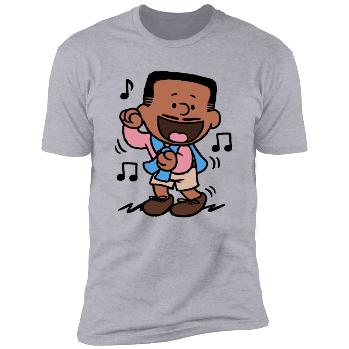 T-Shirts Heather Grey / S Carlton Brown Men's Premium T-Shirt