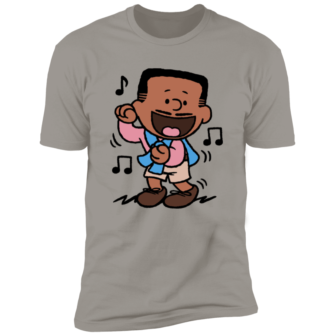 T-Shirts Light Grey / S Carlton Brown Men's Premium T-Shirt