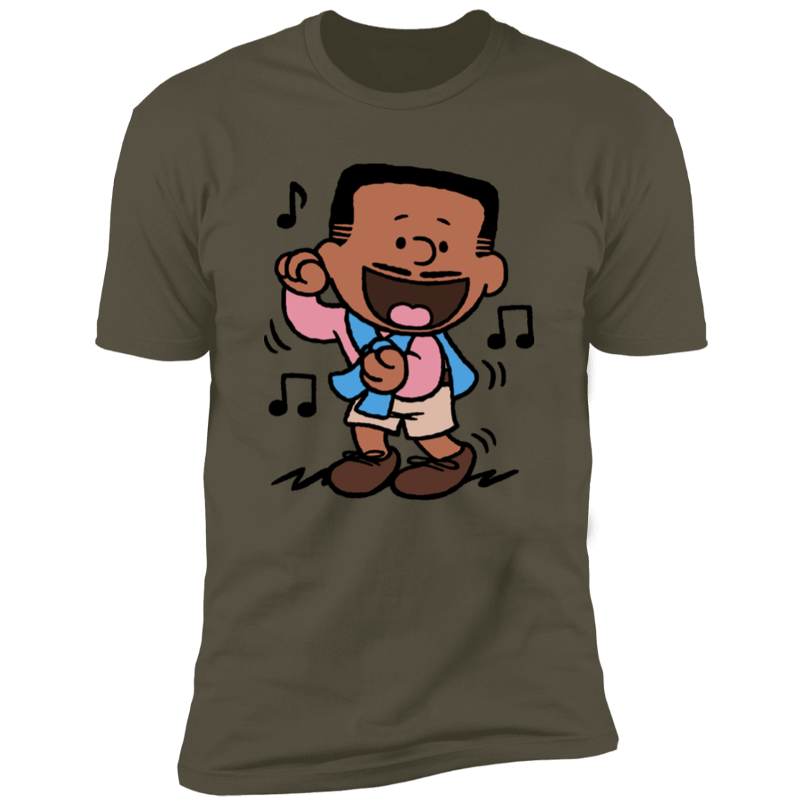 T-Shirts Military Green / S Carlton Brown Men's Premium T-Shirt