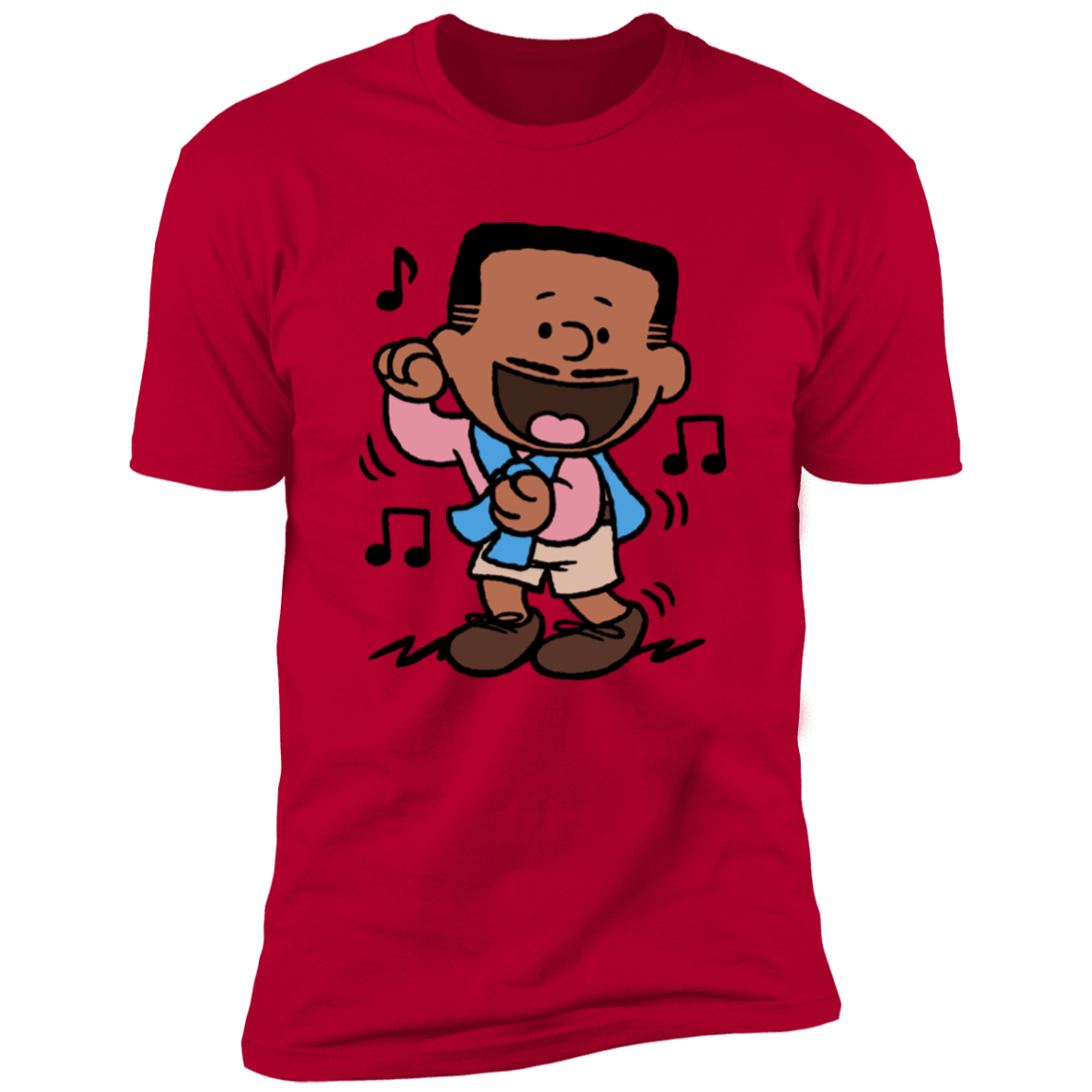 T-Shirts Red / S Carlton Brown Men's Premium T-Shirt