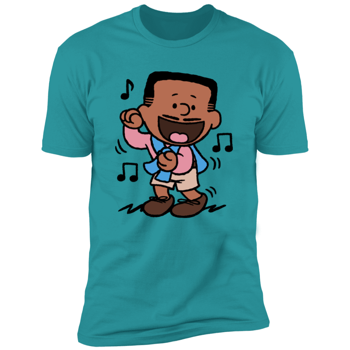 T-Shirts Tahiti Blue / S Carlton Brown Men's Premium T-Shirt