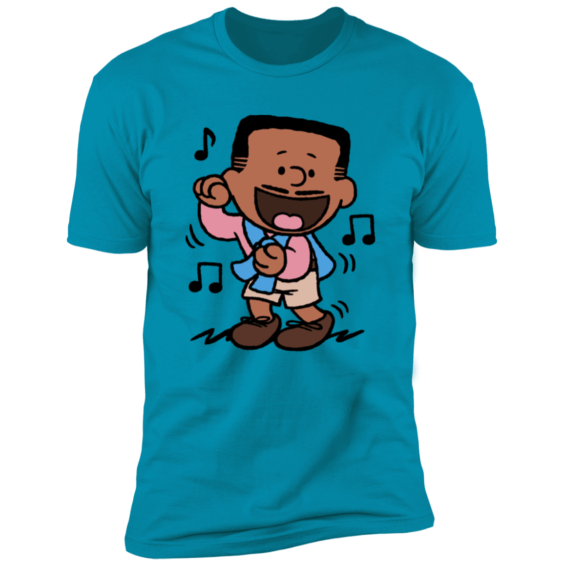 T-Shirts Turquoise / S Carlton Brown Men's Premium T-Shirt