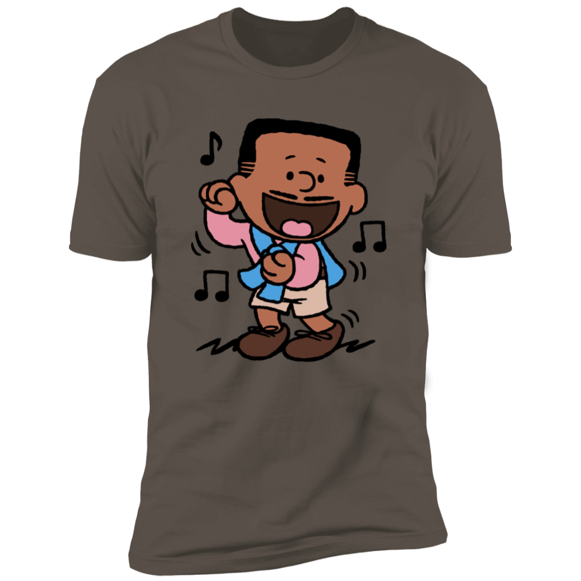 T-Shirts Warm Grey / S Carlton Brown Men's Premium T-Shirt