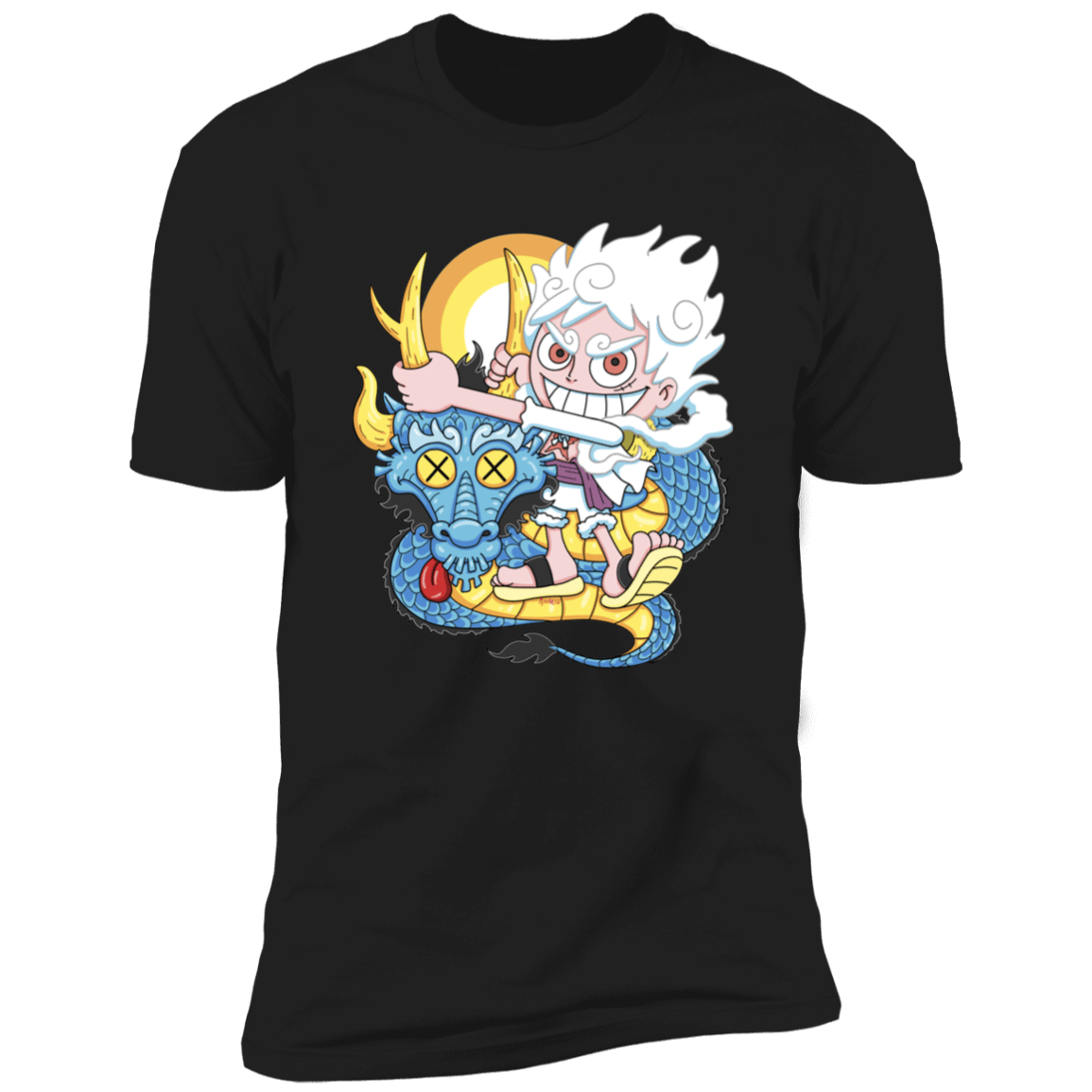 T-Shirts Black / S Cartoon Pirate Men's Premium T-Shirt