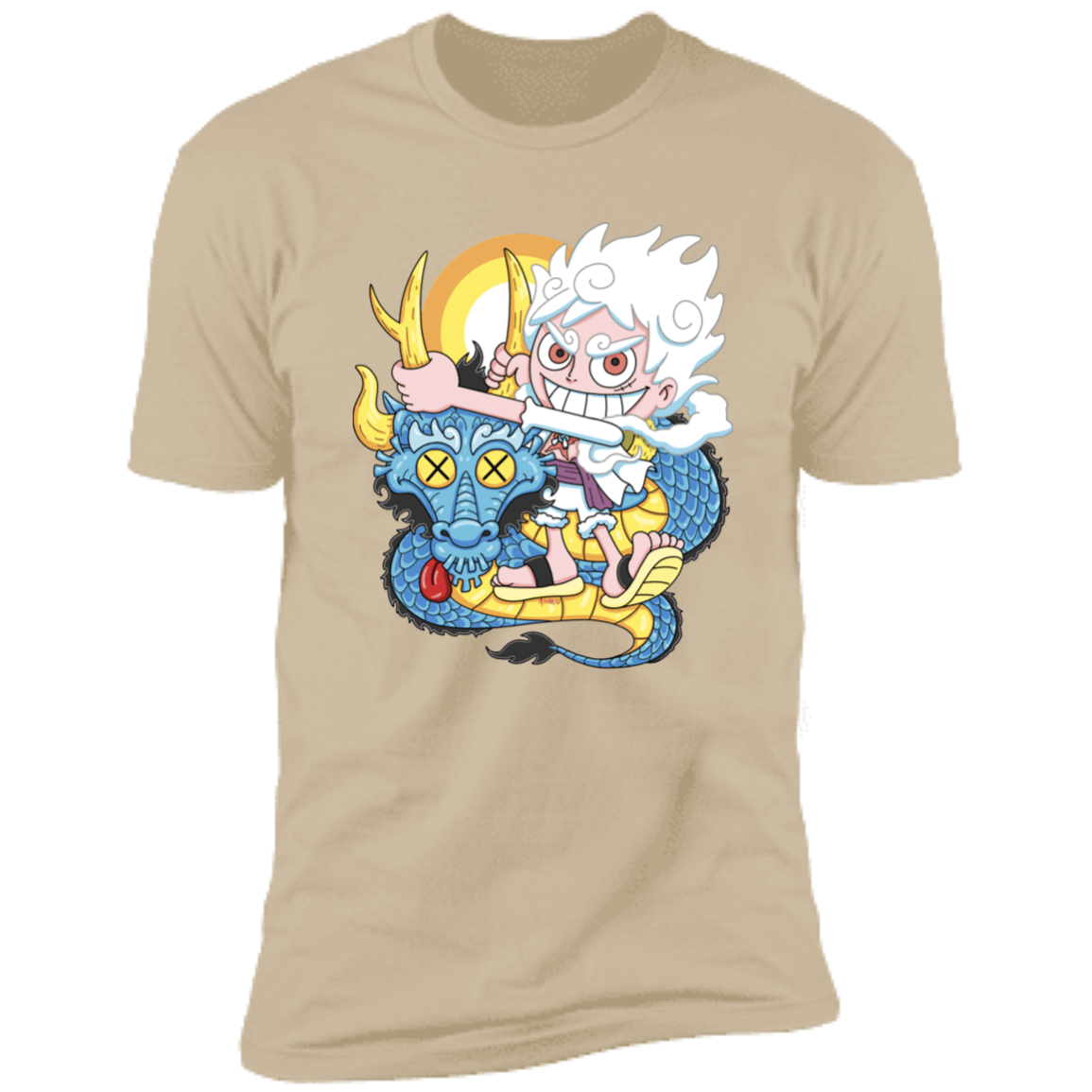 T-Shirts Sand / S Cartoon Pirate Men's Premium T-Shirt