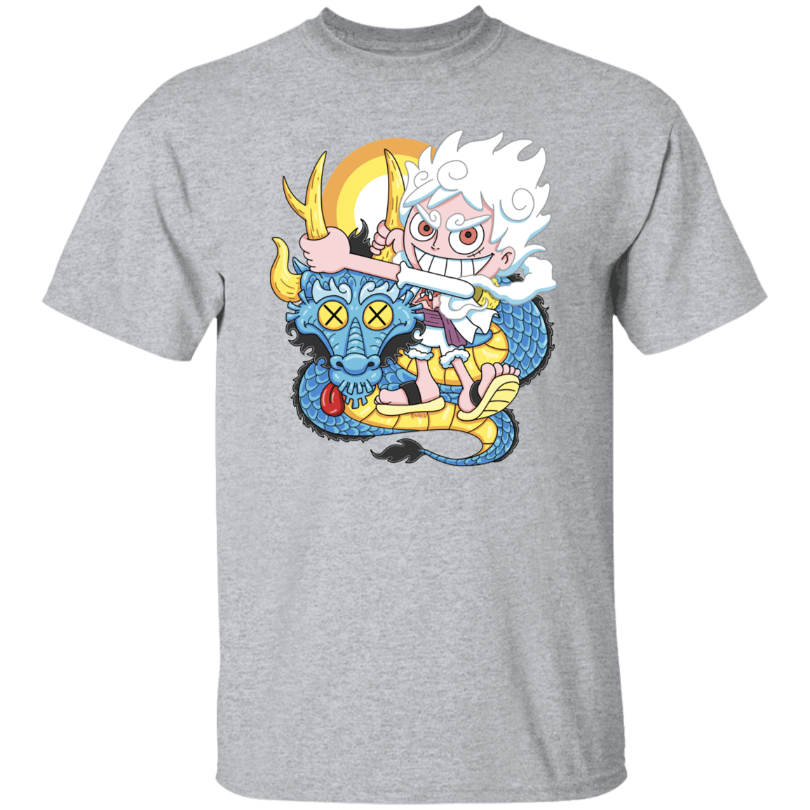 T-Shirts Sport Grey / S Cartoon Pirate T-Shirt