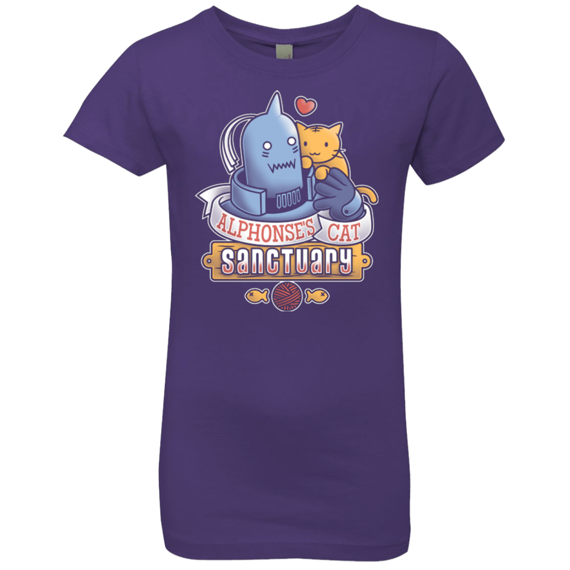 T-Shirts Purple Rush / YXS CAT SANCTUARY Girls Premium T-Shirt