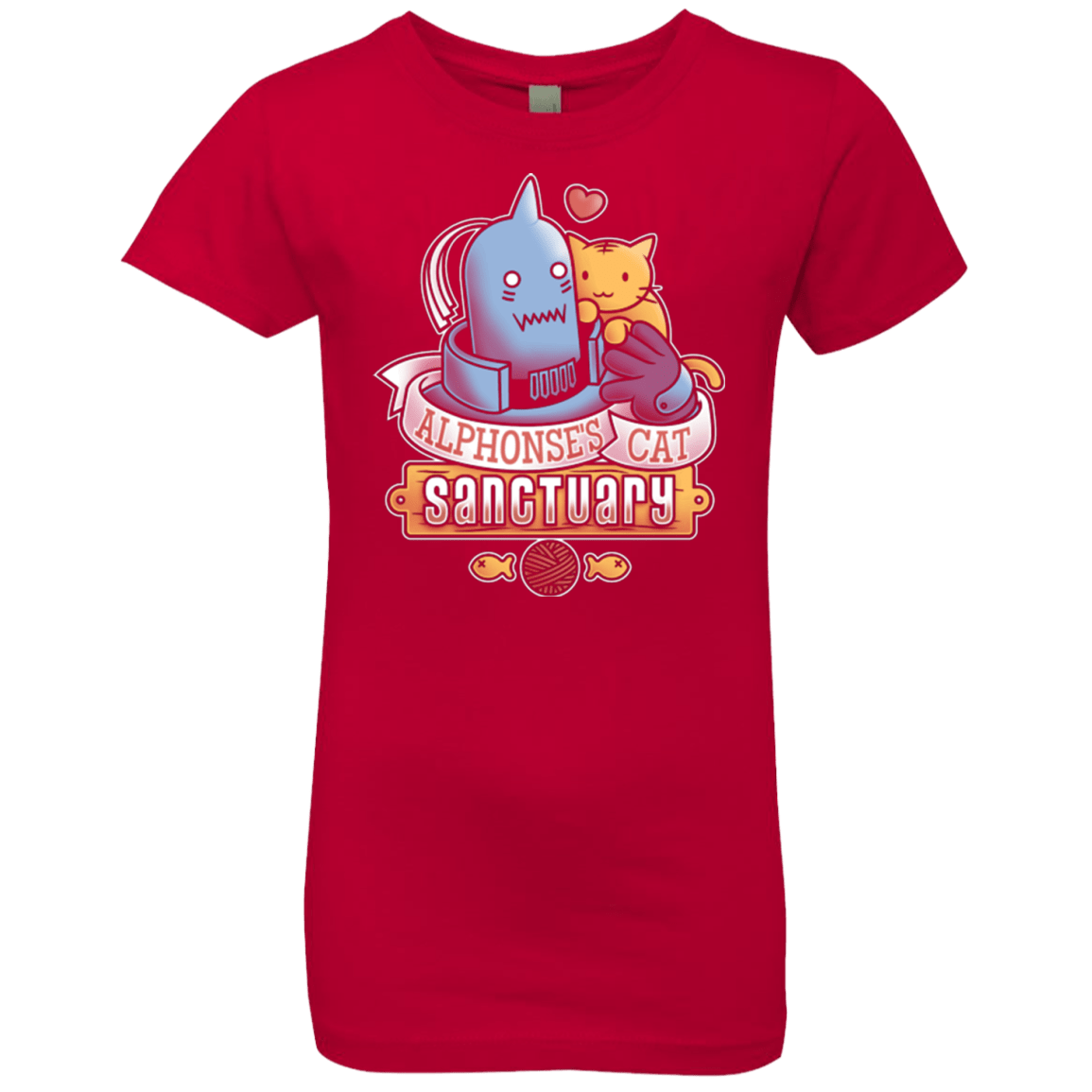 T-Shirts Red / YXS CAT SANCTUARY Girls Premium T-Shirt