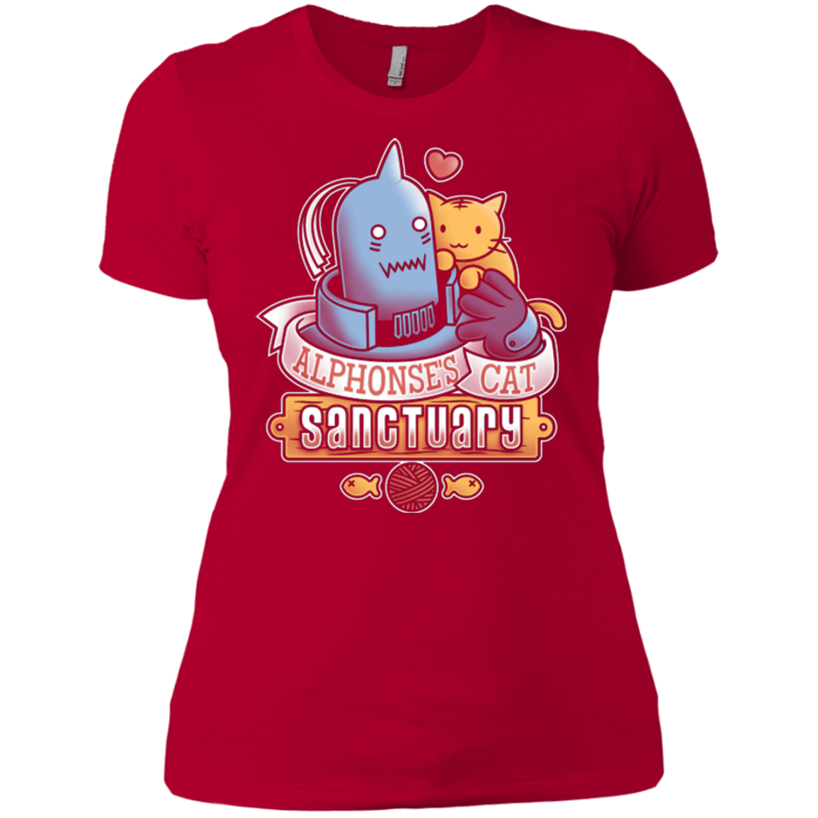 T-Shirts Red / X-Small CAT SANCTUARY Women's Premium T-Shirt