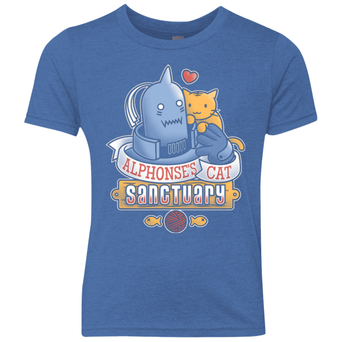T-Shirts Vintage Royal / YXS CAT SANCTUARY Youth Triblend T-Shirt