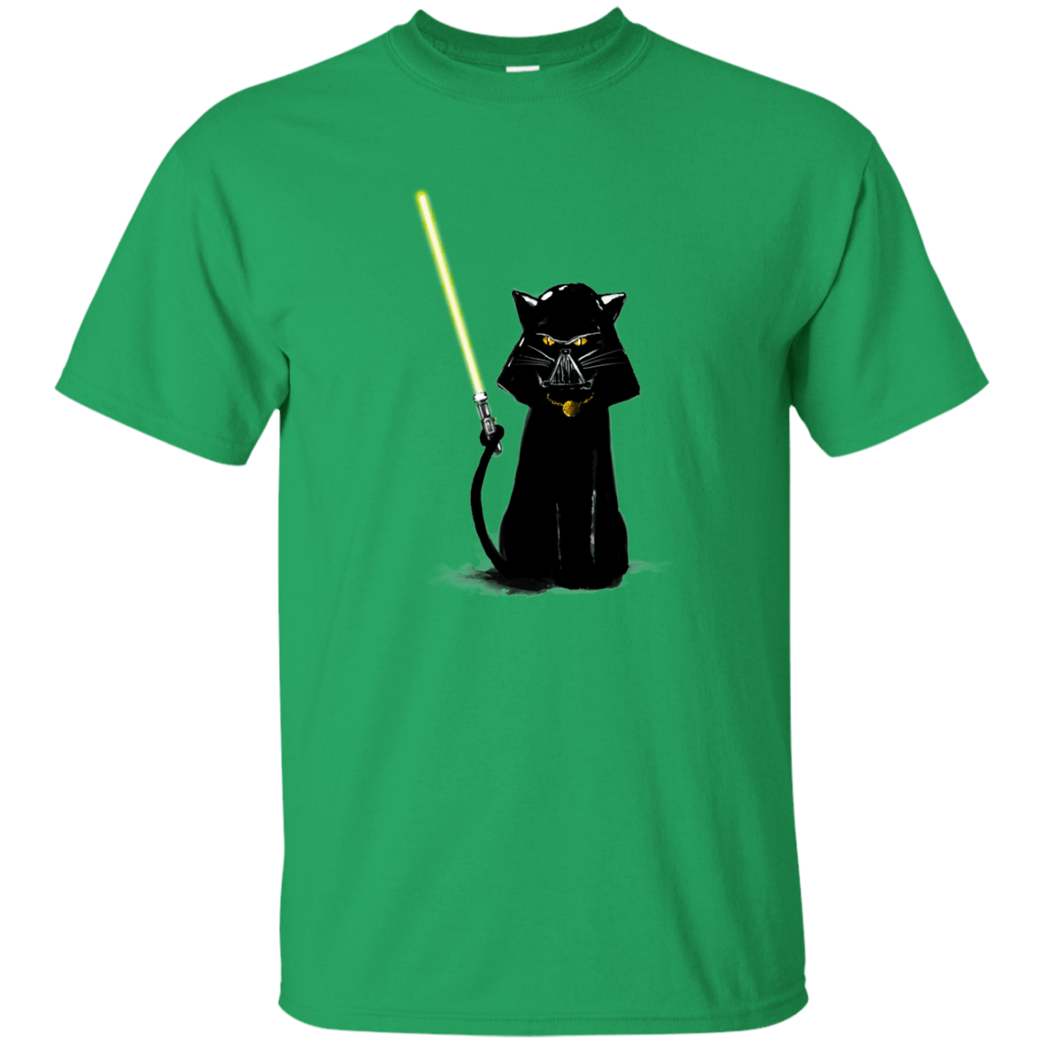 T-Shirts Irish Green / S Cat Vader T-Shirt