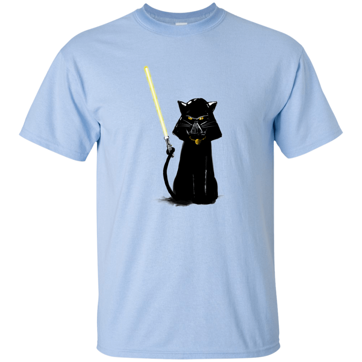 T-Shirts Light Blue / S Cat Vader T-Shirt