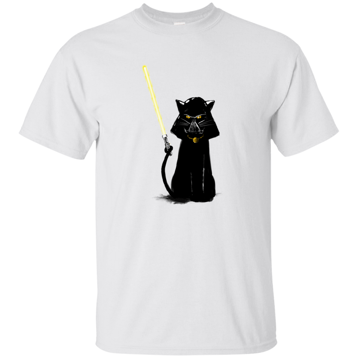 T-Shirts White / S Cat Vader T-Shirt