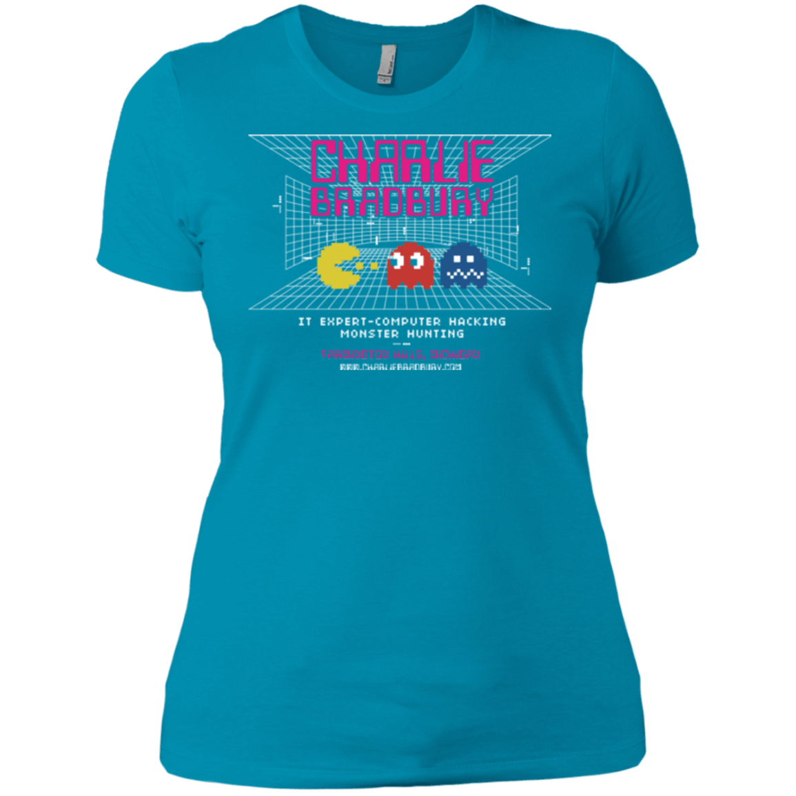 T-Shirts Turquoise / X-Small Charlie Bradbury IT Women's Premium T-Shirt