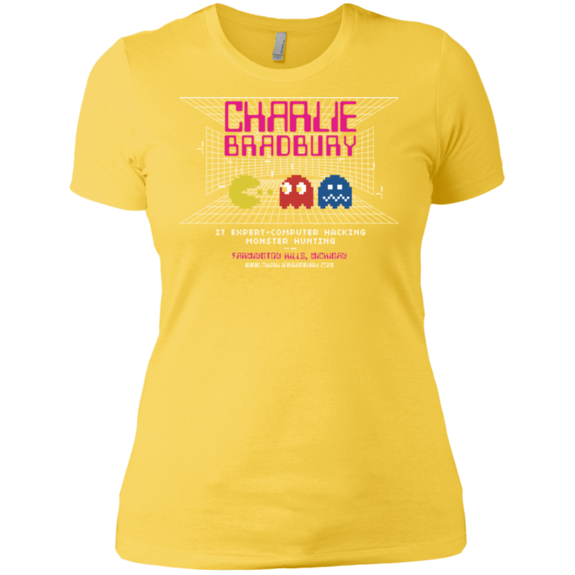 T-Shirts Vibrant Yellow / X-Small Charlie Bradbury IT Women's Premium T-Shirt