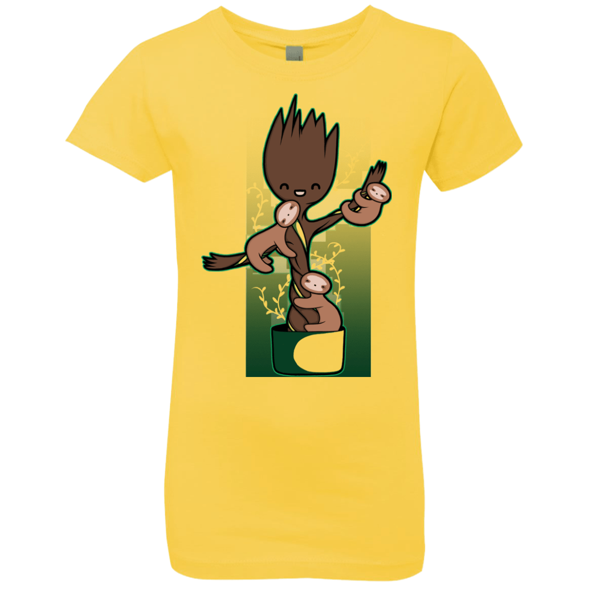 T-Shirts Vibrant Yellow / YXS Chilling Out Girls Premium T-Shirt