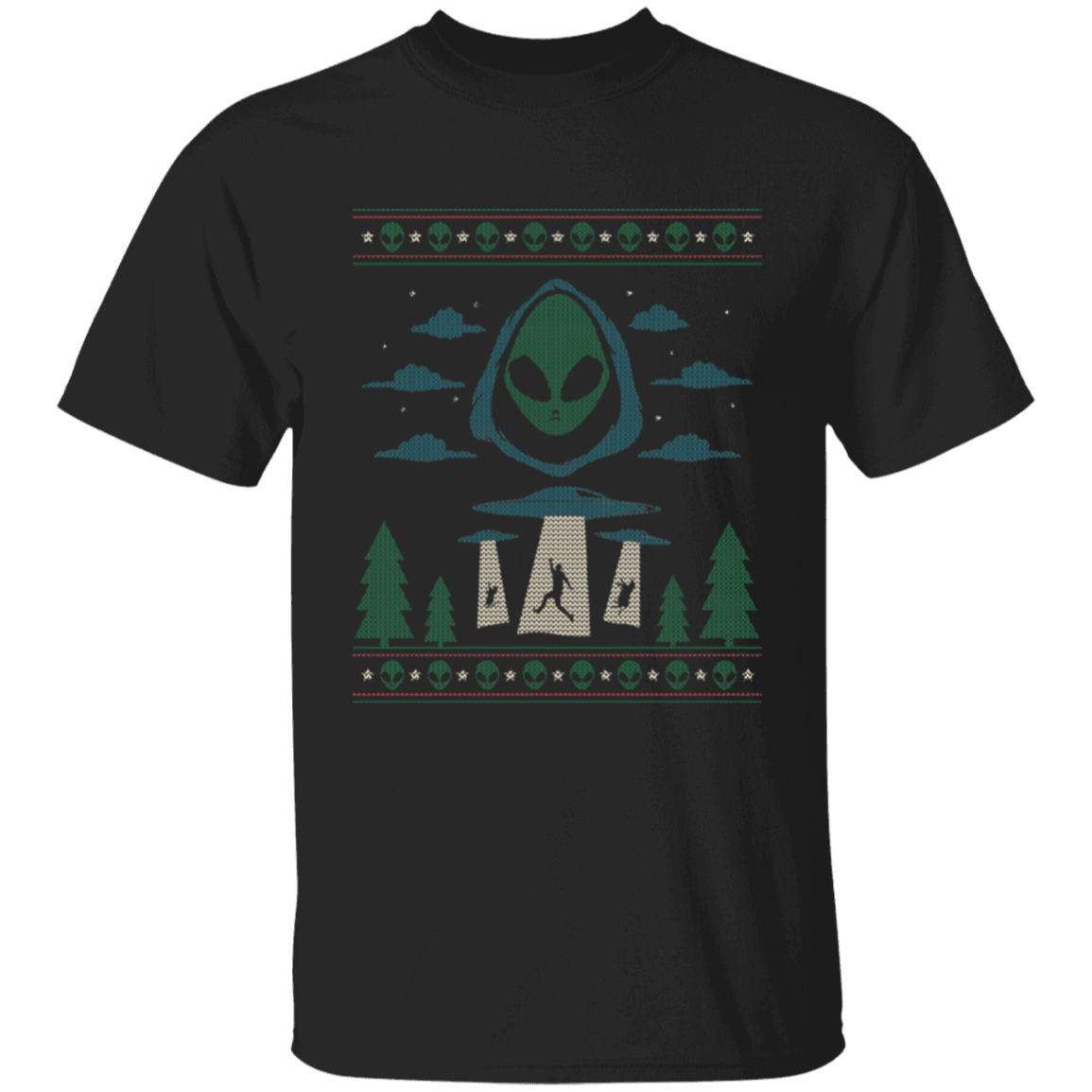 T-Shirts Black / YXS Christmas Abduction Youth T-Shirt