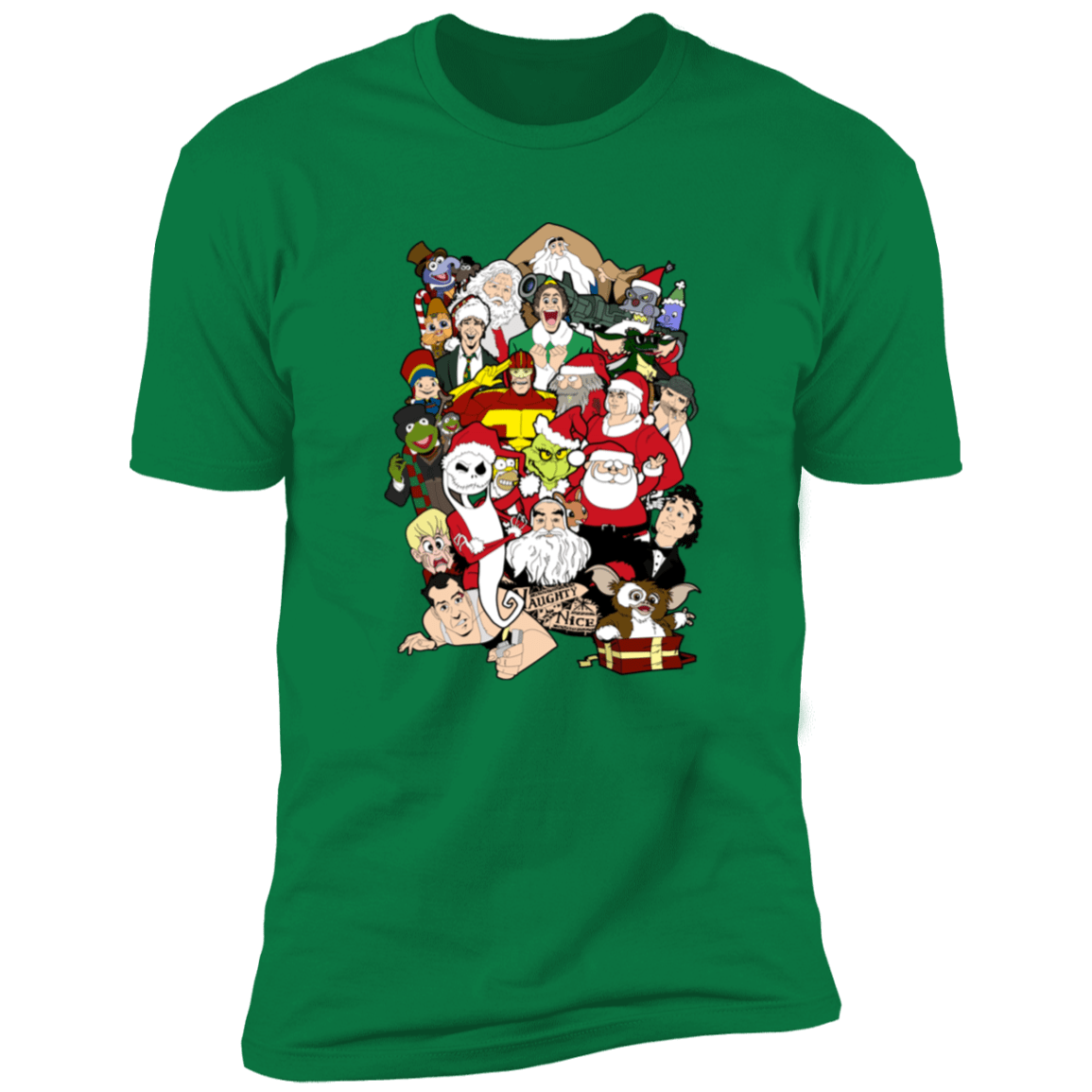T-Shirts Kelly Green / S Christmas Chaos Men's Premium T-Shirt